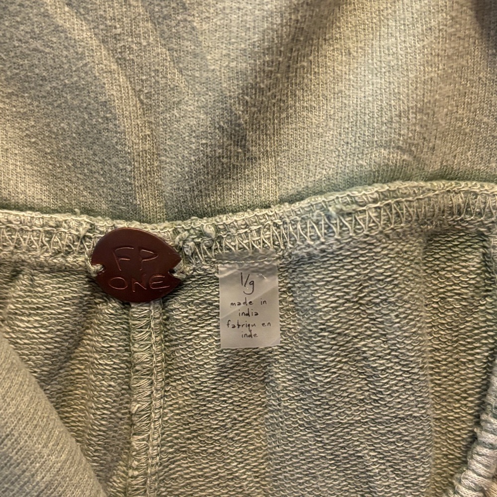 Free People Textured Mint Pants - Picture 2 of 3